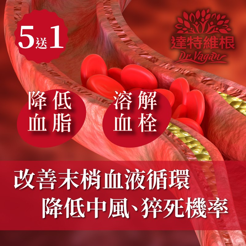 【達特維根】循速通健康膠囊(買5送1)